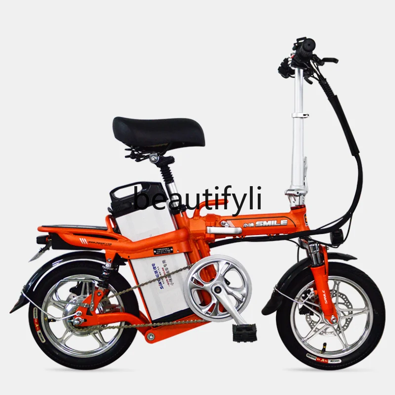 

Складной специальный электрический велосипед с литиевой батареей 52 В, сверхлегкий портативный небольшой аккумуляторный автомобиль