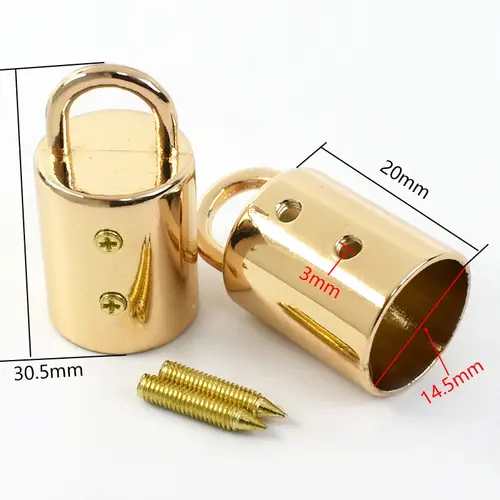 5/10/20Pcs 14mm Bag Metal Buckles Handbag Strap Tassel Cap Clasp Hook Connector Hanger Rope Cord Lock DIY Hardware Accessories - Image 7