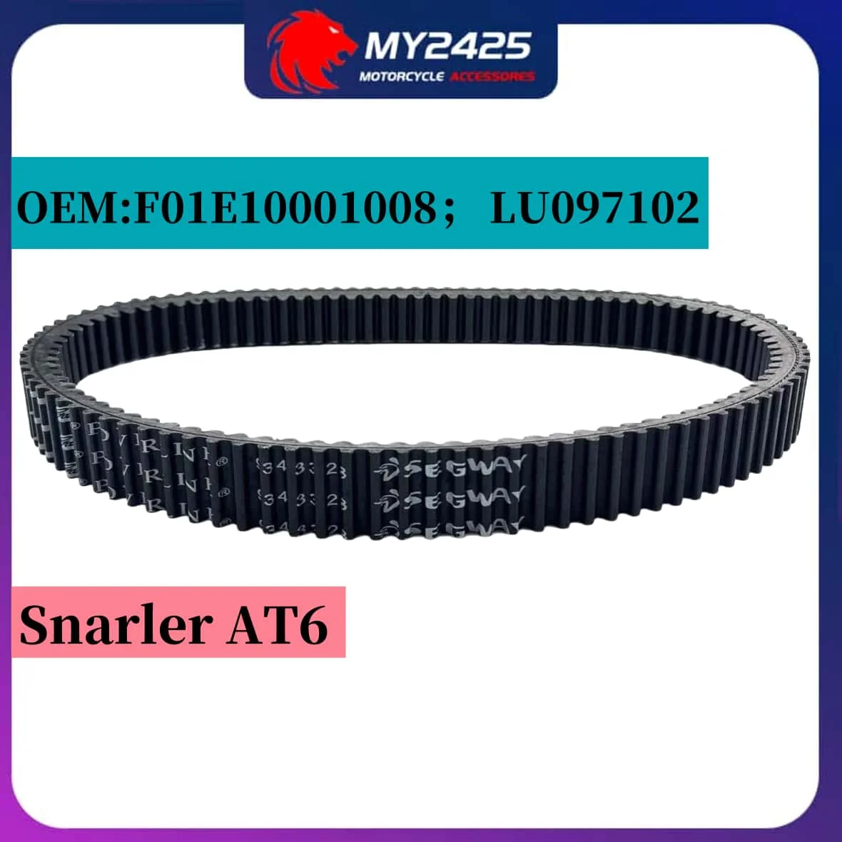 

CVT Drive Belt 934x33x28 For F01E10001009 LU097102 Segway Snarler SGW570F ATV570 F01E10001008 ATV6 S&L