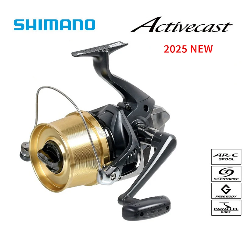

Новинка 2023 года SHIMANO ACTIVECAST 3 + 1BB, максимальное сопротивление 20 кг, низкопрофильное соотношение 3,5:1, катушка для серфинга, спиннинговые рыболовные катушки для морской рыбалки