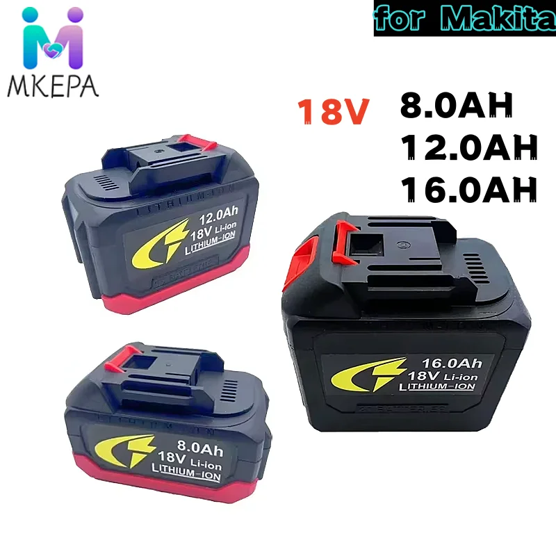 Air freight 18V large capacity electric tool battery,/8.0/12.0/16.0Ah/suitable for Makita electric screwdriver drill bit