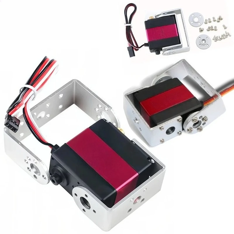 FOR DIY Robotic 180/270 DegreeRDS3225 25KG Robot Digital Servo High Torque Full Metal Gear IP66 Waterproof U Mounting Bracket