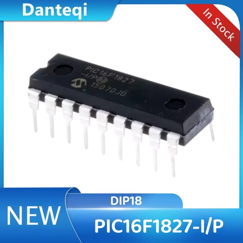 10PCS/LOT PIC16F1827-I/P PIC16F1827 -I/P 16F1827 DIP18 Chipset