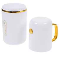 Toothpaste Mouthwash Cup Set Toothbrush Holder Travel Case Gilded Sturdy PP Portable Storage Container For Travel Hiking Outdoor
