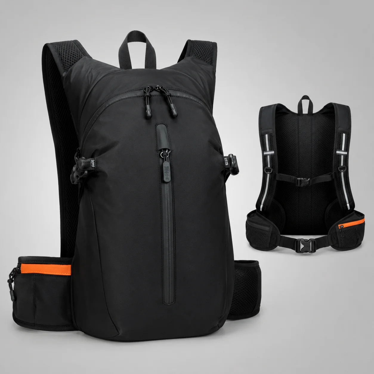 Cycling Gear Backpack - Foldable Bike Backpack Reflective Water Resistant