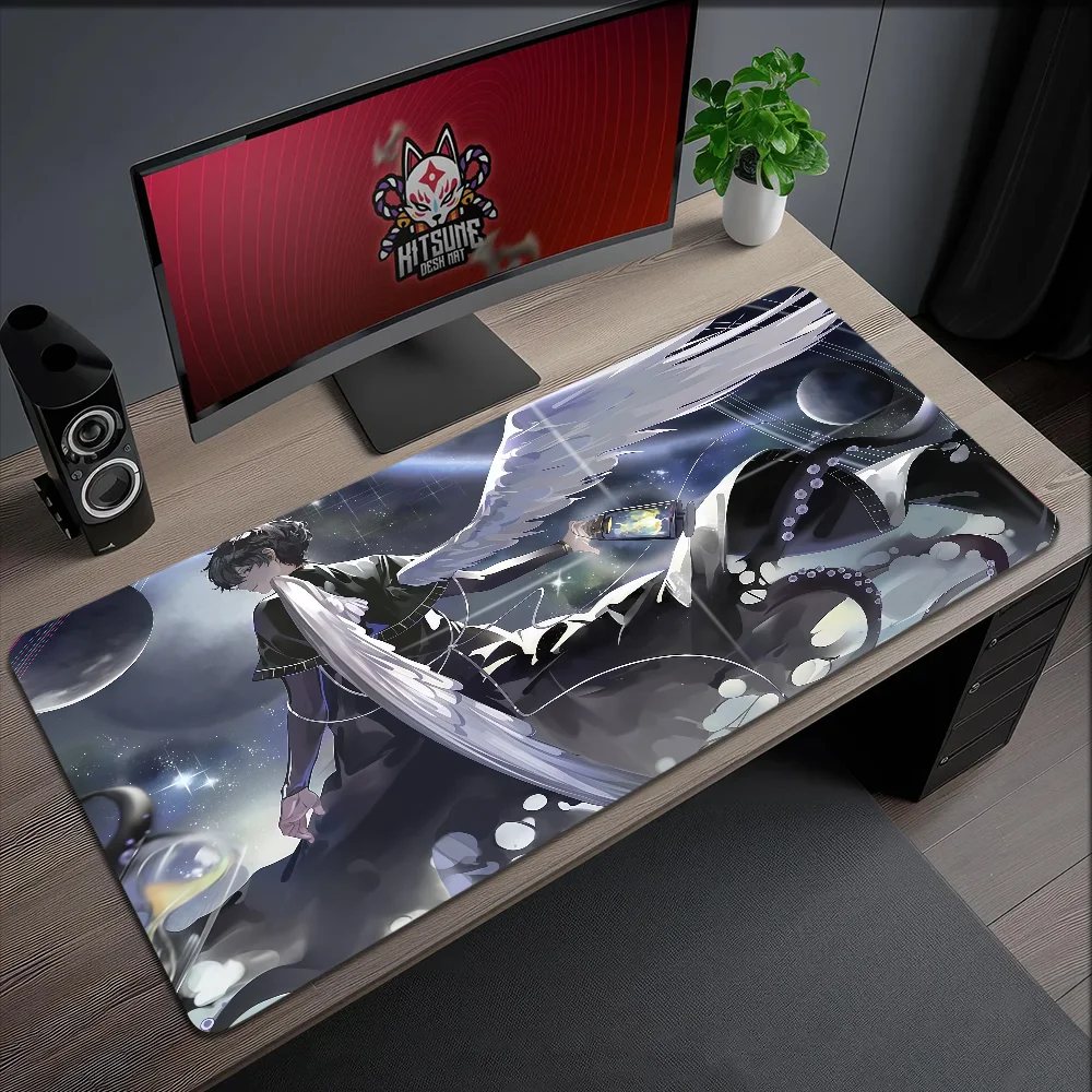 

Коврик для мыши Mouse Lord Sulu of Pad, нескользящий, с прошитыми краями, M-Mysteries, для офиса, учебы, игр, утолщенный, большой, стильный, для письма, подушка-подкладка