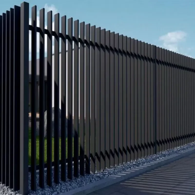 Outdoor Decorative Aluminum Fence Panels: Sturdy and Stylish Metal Fencing for Villa Landscaping and Garden Dividers.