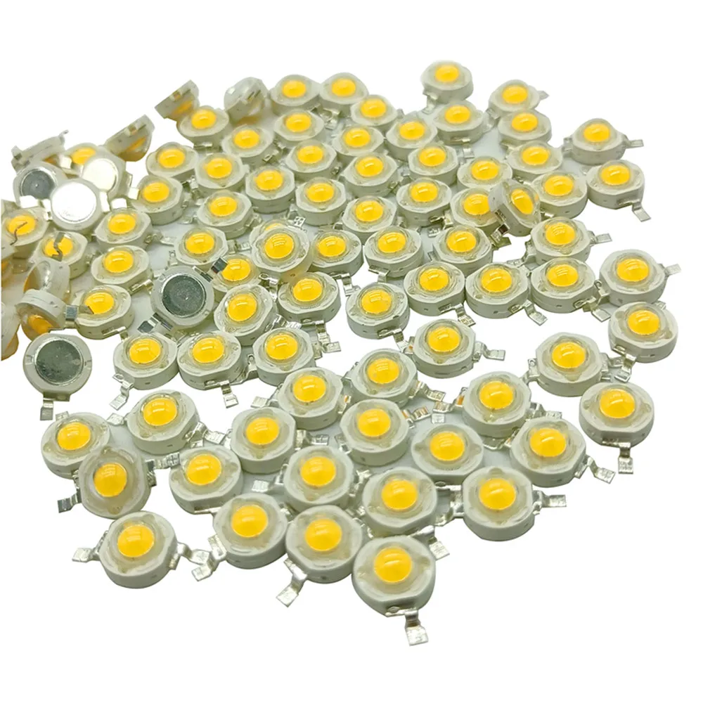 10pcs 12V 3W Bulbs High Power LED Lamp Diodes Full Watt White Warm White for Blubs Spotlight Downlight Chip image 3