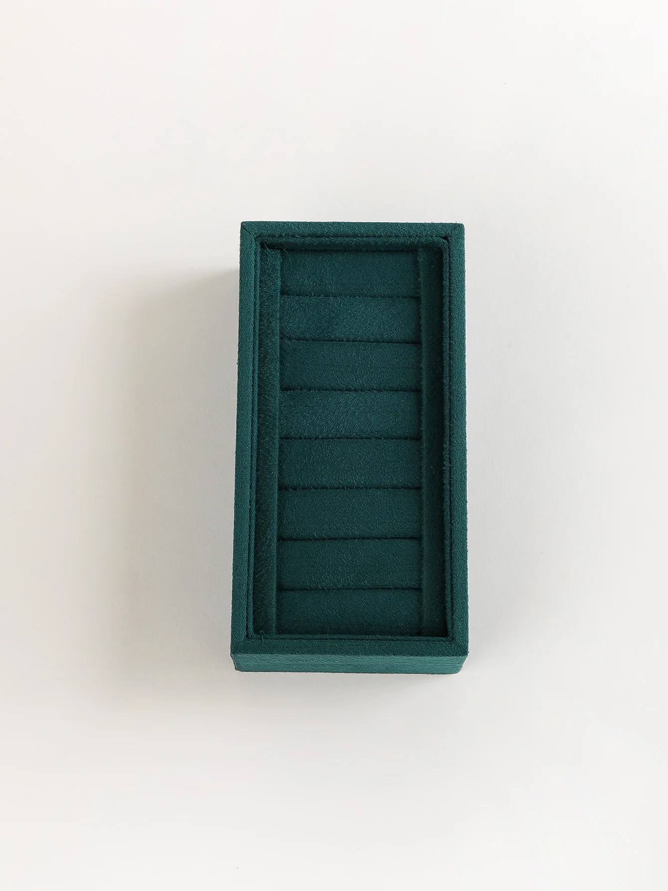 High-grade Velvet Suede Jewelry Display Tray Ring Earring Organizer Holder Rack Showcase Plate Fashion Jewellry Storage Box Case