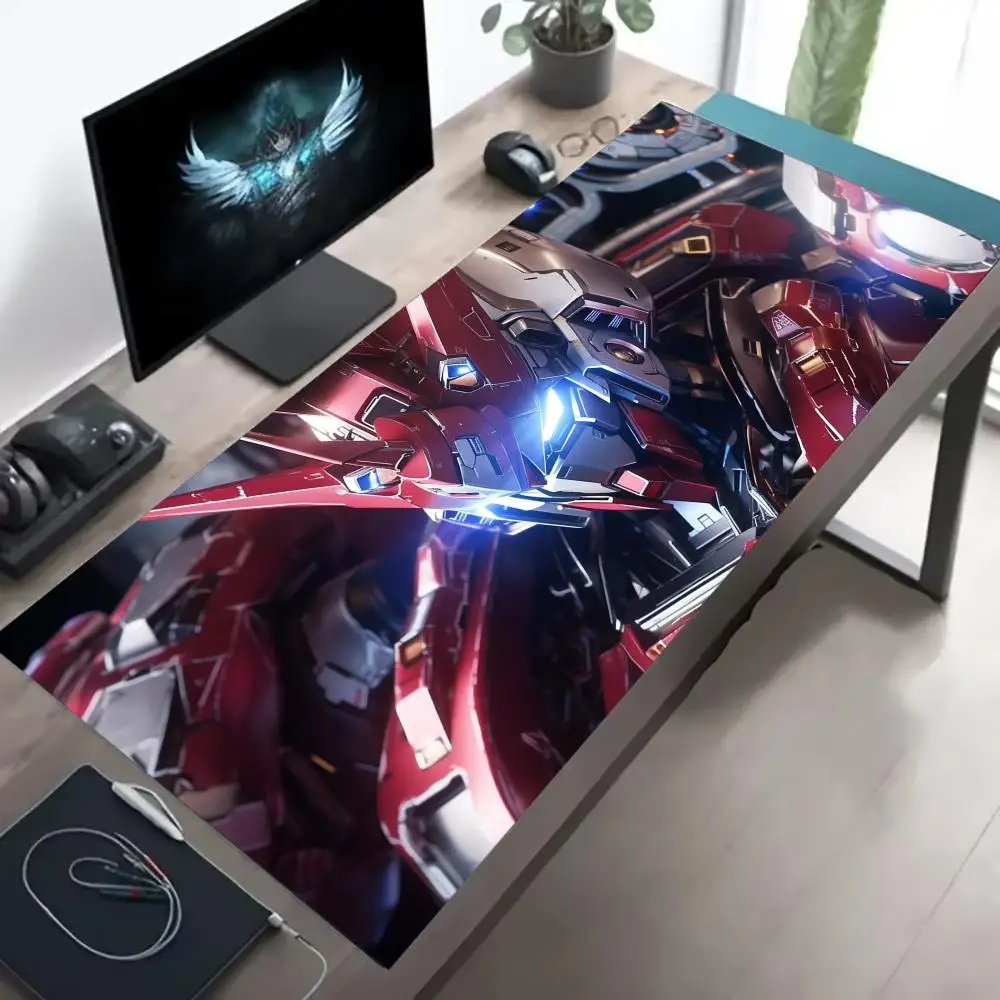 Mecha Warrior Mouse Pad Large MousePad XXL Gaming tablet keyboard Rubber Lock phone Desk Mat Computer Gamers carpet work office