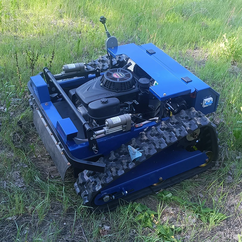 

DIY Industrial 500mm Factory Direct Sales Spot Delivery Mini Intelligent Remote Control Crawler Lawn Mower 24V Four Stroke CE