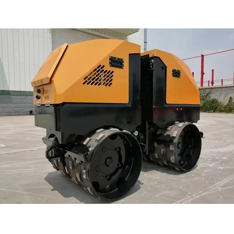 Mini Soil Asphalt Vibratory Compactor Road Roller SRD016W with Remote Control for Sale