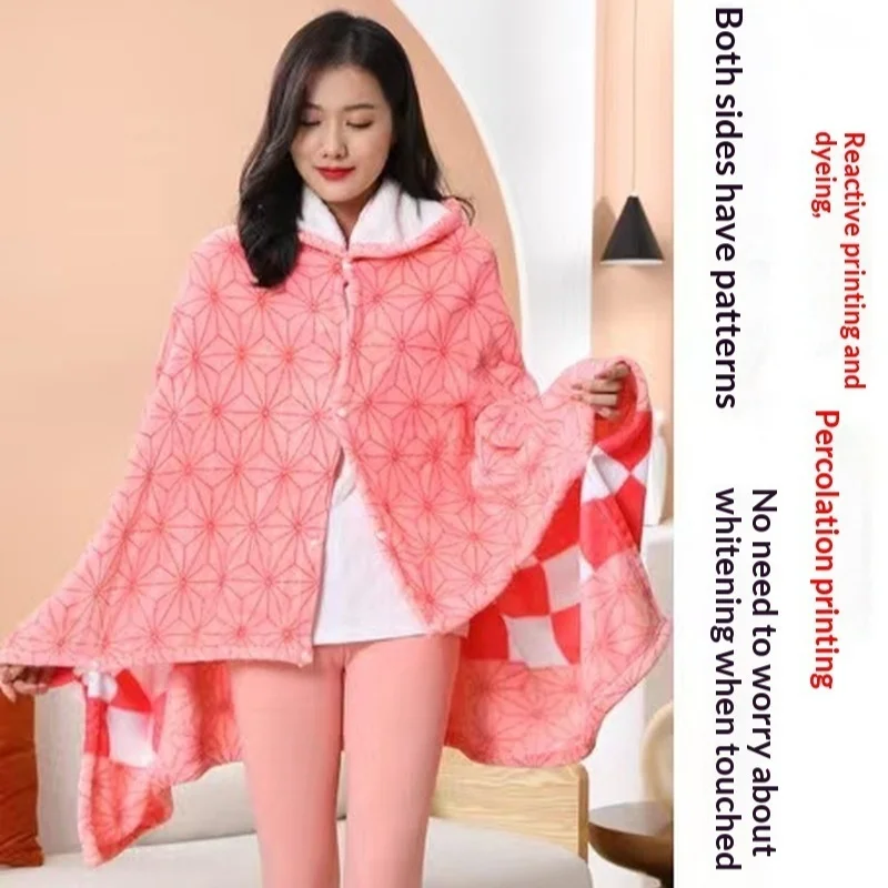 

Шаль Многофункциональное Одеяло Для Косплея Аниме Мультфильм Лето Плавание Пот Паровое Банное Полотенце Плащ