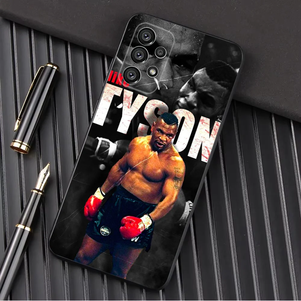 Mike T-Tyson Boxer Man Phone Case For Samsung Galaxy A13,A21s,A22,A31,A32,A52,A53,A71,A80,A91 Soft Black Shell