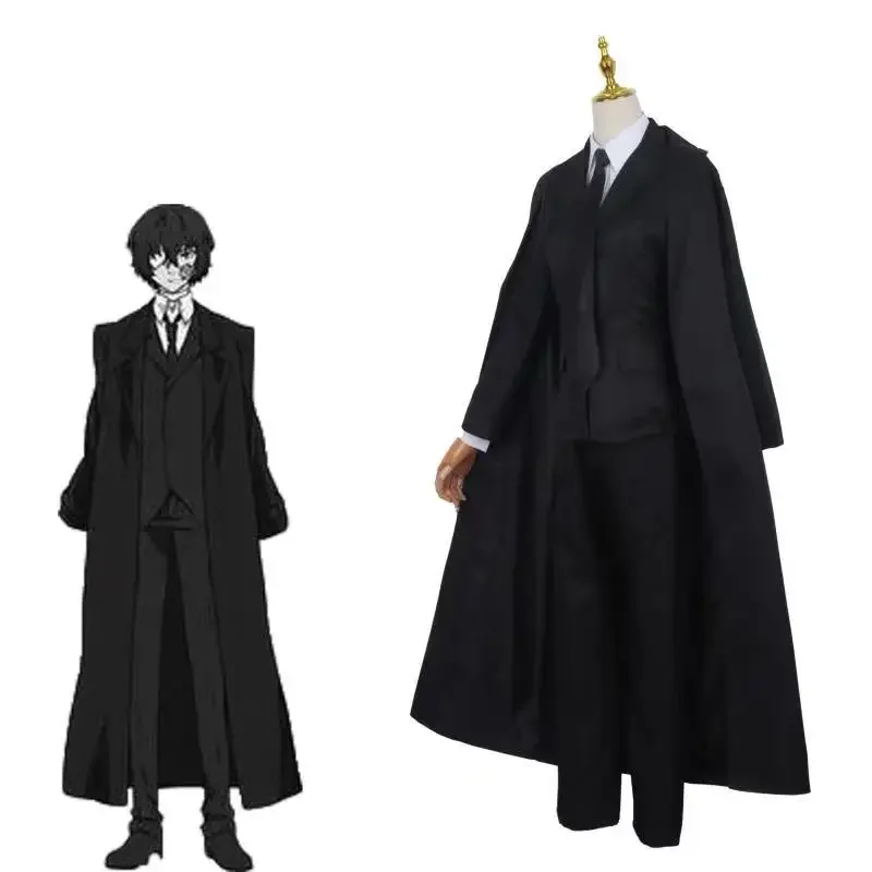 Bungou Stray Dogs Cosplay Costume pour homme, Gelultraviolet Long Jacket, Pantalon, Manteau, Halloween, Noël, Dazai, Gelrz2806