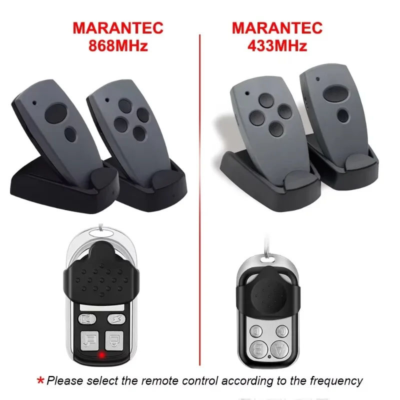 New Clone Door Remote Control Marantec 868 MHz/433MHz for Digital D302 D304 D313 433 D323 D382 D384 131 868 Command 211 212 214