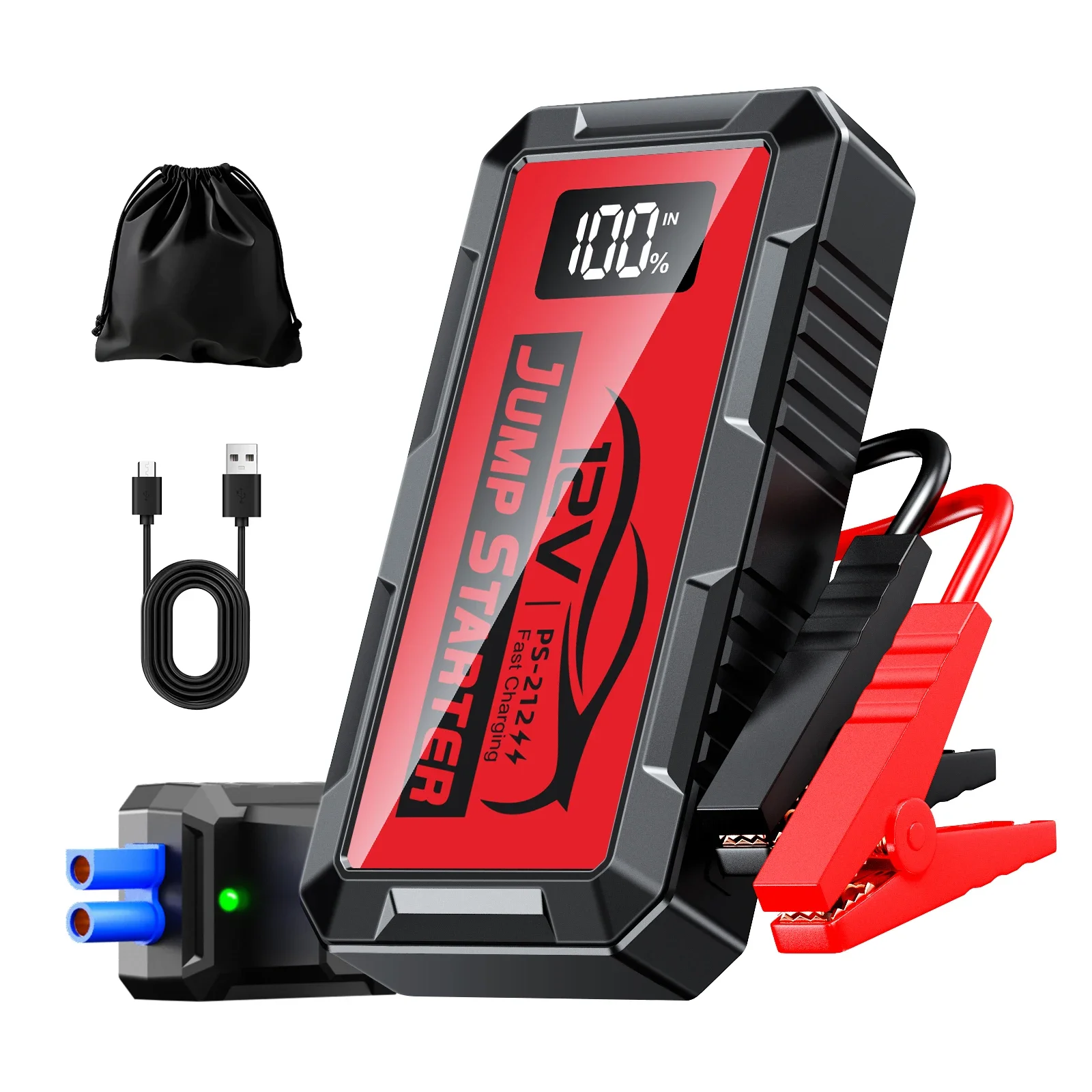 12000a 10000amp 8000a 4000a Super Capacitor 12v Booster Portable Charger Auto Starting Device PowerBank Car Jump Starter Battery
