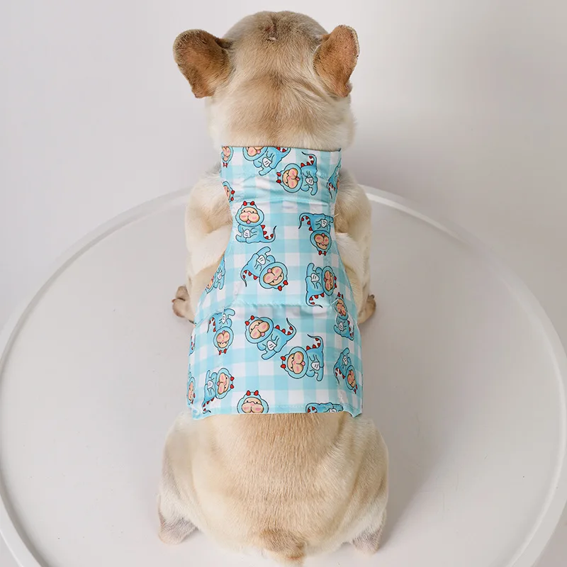 Dog Cooling Vest Summer Cooling Ice Apron Cat Bib Kitten Puppy Cool Clothes Ice Scarf Heatstroke Pet Cold Collar Dog Supplies