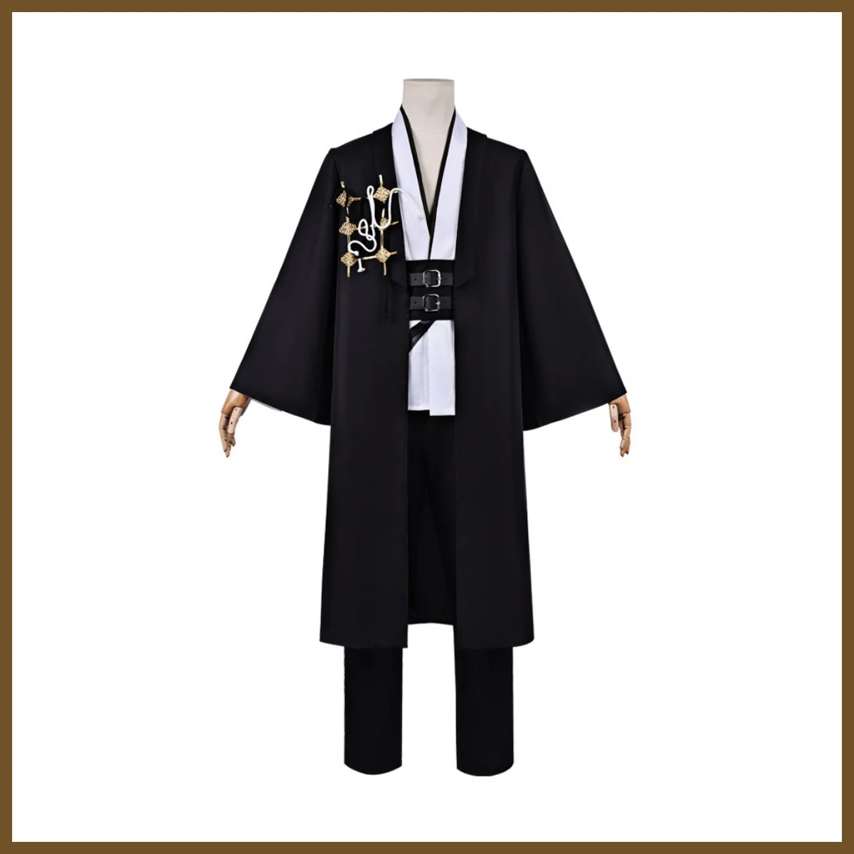 Game Arknights Second Brother Wang Cosplay Costume Chinese Style Practice Uniform Coat Wig Man Traditional Festival Suit