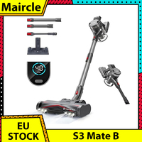 Maircle S3-MATE B Cordless Vacuum Cleaner, with Store and Charge 2-in-1 Dock, 40min Runtime, 30kPa Power Suction, LED Display