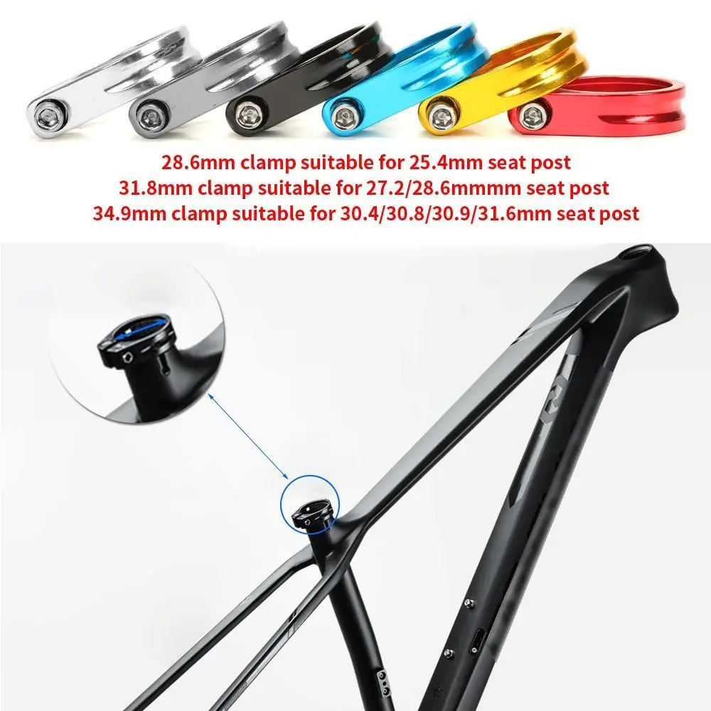 28.6/31.8/34.9mm Aluminum Tube Clip MTB Bike Seatpost Clamp Bicycle Saddle Seat Clamp Bike Parts