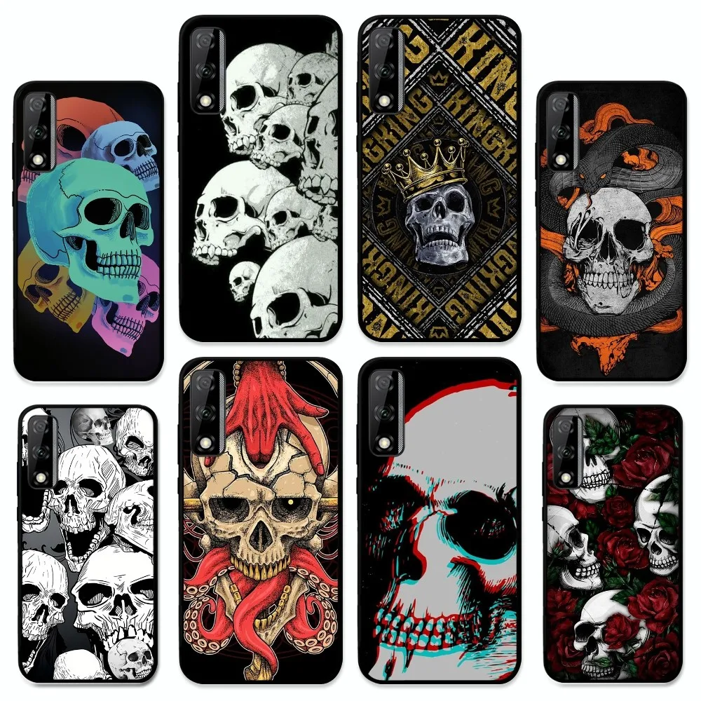 

Horror Skull Mousepad For Huawei Y9 6 7 5 Prime Enjoy 7s 7 8 plus 7a 9e 9plus 8E Lite Psmart Shell