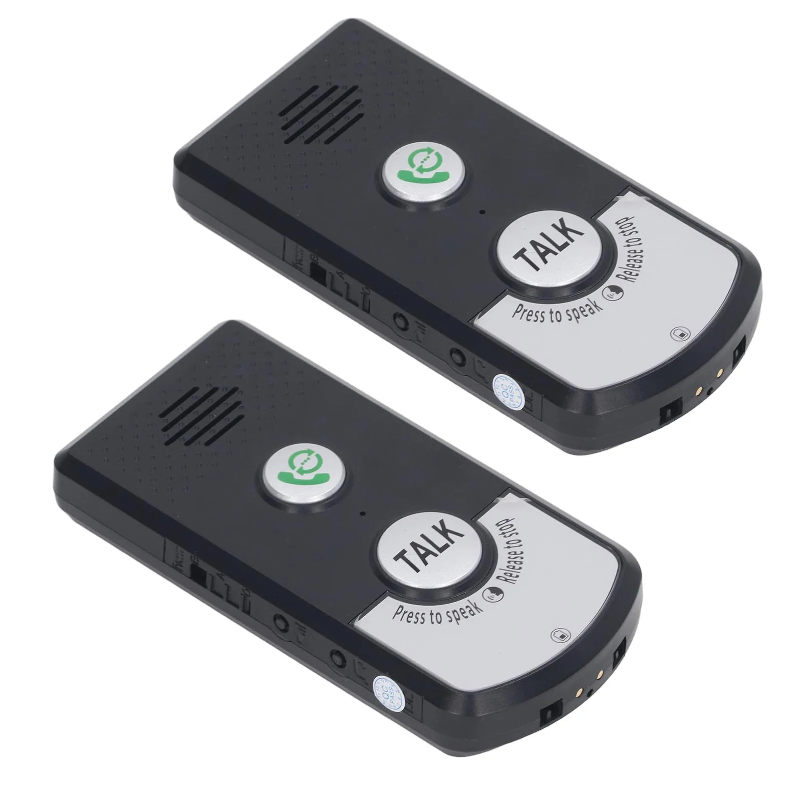 Wireless Intercom Unit Light Indication Range 2 Way Call User Friendly Wireless Voice Intercom Waterproof for Home