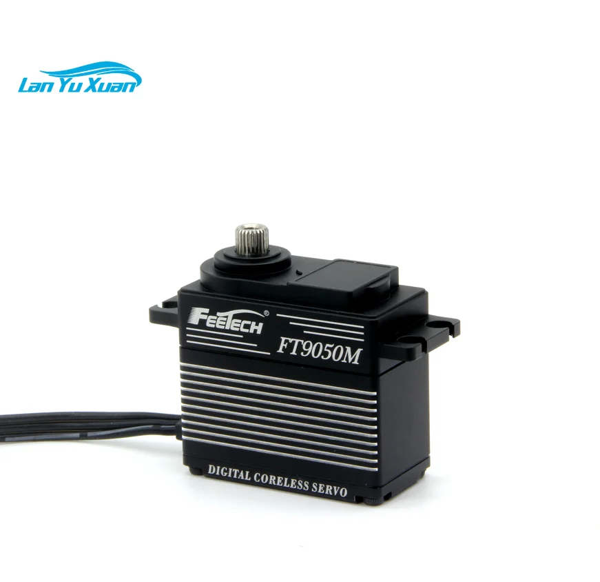 RC Corelesss Motor 50KG 0.078sec 7.4V FT9050BL Coreless High Voltage Digital IP66 Waterproof Servo for RC Car Programmable Motor