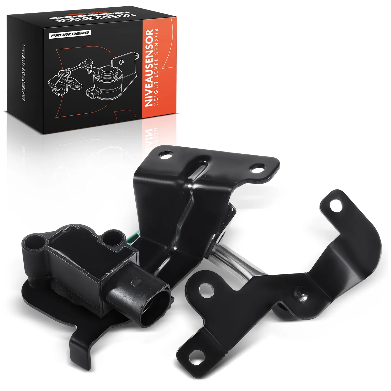Frankberg 1x Hoogtesensor Niveauregeling Achterste Links voor VW Golf 6 Passat Tiguan Touran Audi Q3 3C0941307A