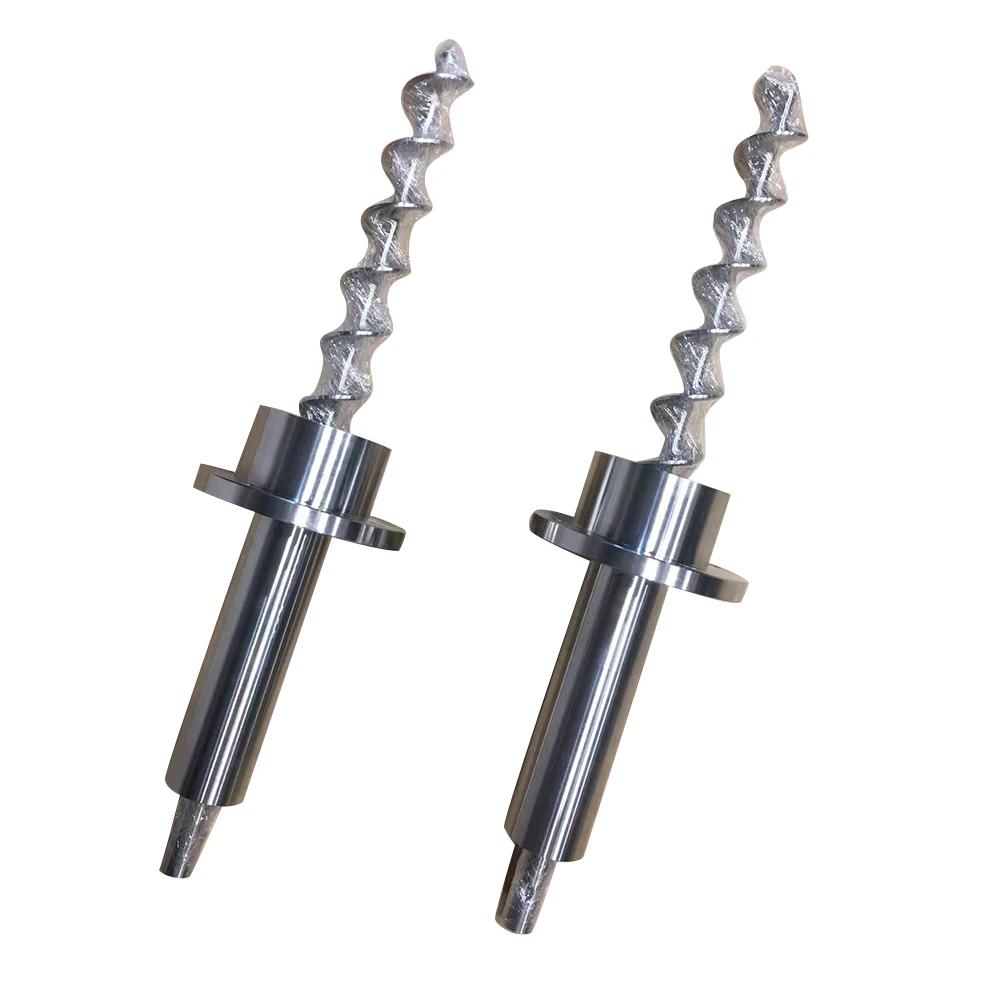 Customized 316 stainless steel injection molding machine screw assembly, weighing machine accessories and parts