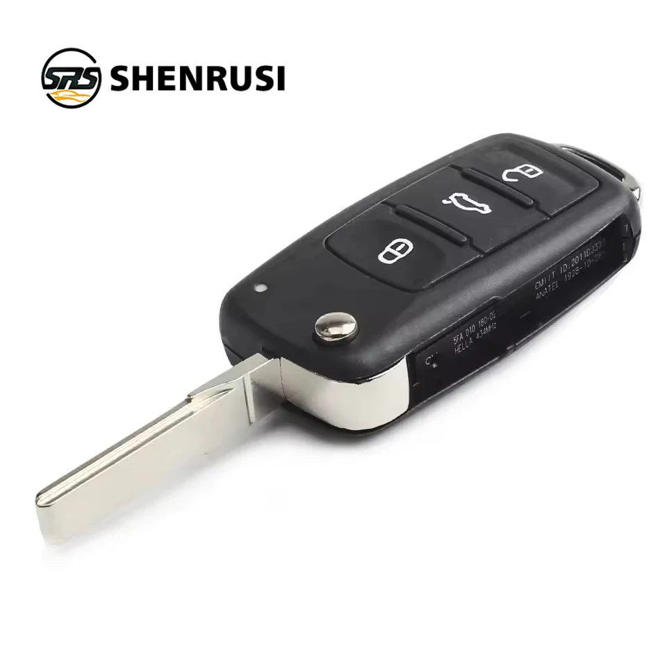 YONSEN 2/3 Buttons Car Key Switchblade Key Flip Key Shell For VW Polo Passat B5 Tiguan Golf For VOLKSWAGEN MK4 Seat Skoda view 5