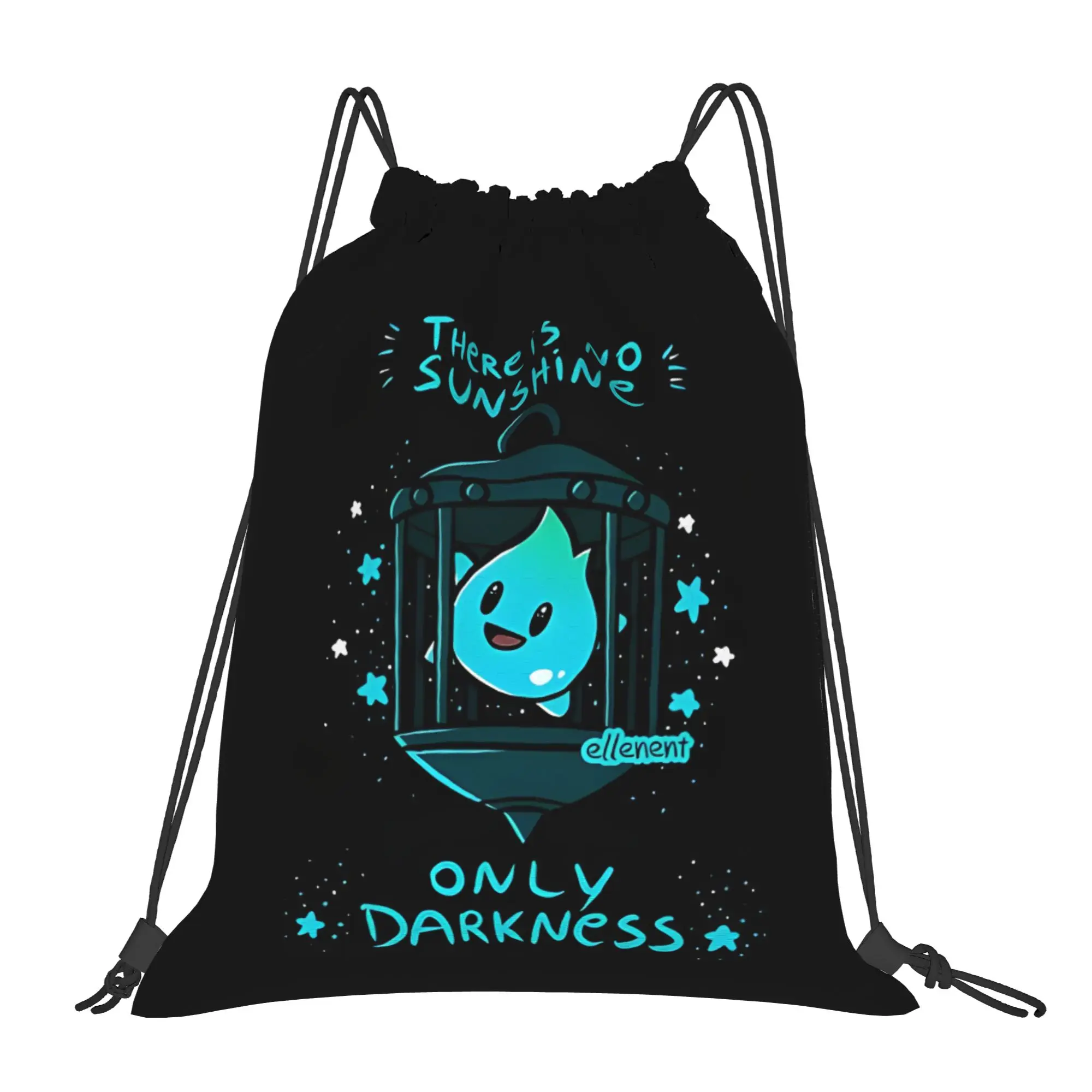 Lumalee 3  Portable Travel Drawstring Backpack Riding Backpack Gym Clothes Drawstring Bags