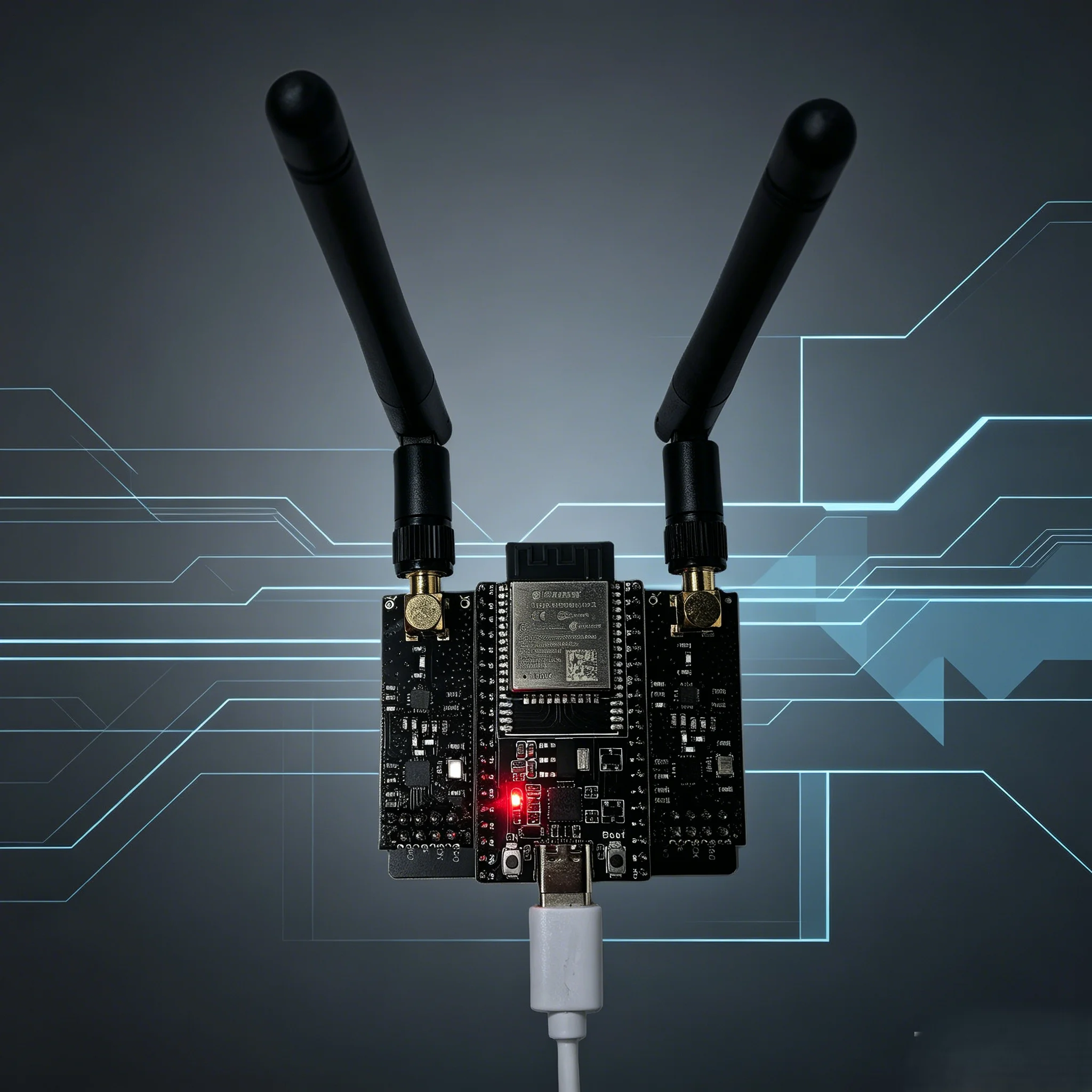 ESP32 DevKitC Mainboard NRF24L01 PA+LNA 2.4G Wireless Transceiver Module Bluetooth Signal Amplifier IoT Development Accessories