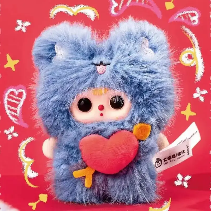 Pluszowa figurka z serii Baby Three Cupid, niespodzianka w pudełku, urocza kreskówkowa lalka, wykwintny wisiorek do torby, zabawka, tajemnicze pudełko z prezentem dla par.