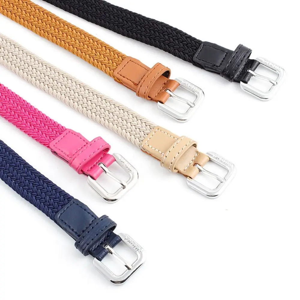 Business Casual Breathable Nylon Canvas Belt Fashion Quick Drying Alloy Buckle Waistbands Weave Waist Band