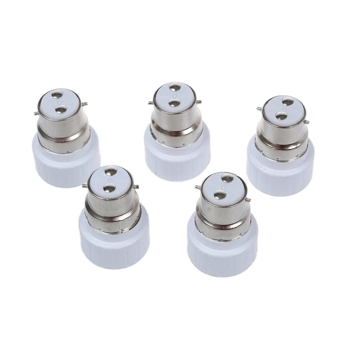 

B22 to GU10 Lamp Light Bulb Base Socket Converter Adaptor 5 pack