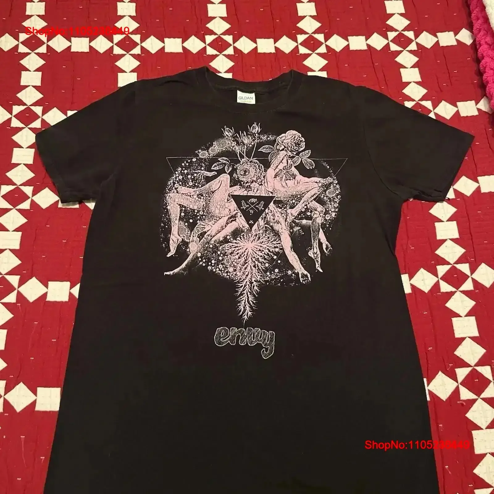 Envy Blue Moonlight T Shirt S Screamo Emo Japanese Band Y2K 2000s vintage Washed graphic Slightly designer clothes Casual homme