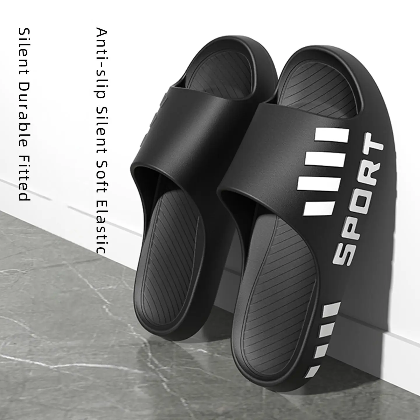 

Men's home and outdoor slippers. Lightweight, non-slip and comfortable slippers, same style for men and women