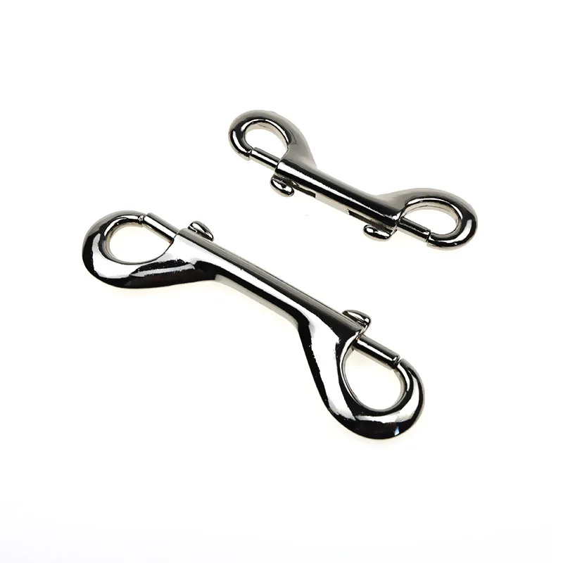 1 set di anelli per legare il cavallo in acciaio inossidabile, dispositivo per allenamento, sicurezza del cavallo, rilascio della corda incrociata, parti equestri, attrezzatura per l'allenamento del cavallo