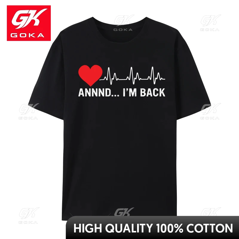 Coronary Bypass Artery Open Heart Diseases Surgery Heartbeat Youth Company Geek Tops Shirt Autumn T Shirt Normal Tops & Tees