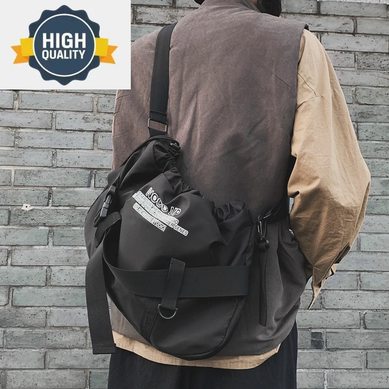 

Crossbody Bag Men Large Capacity Multifunction Shoulder Simple Fashion Leisure Laptop Messenger