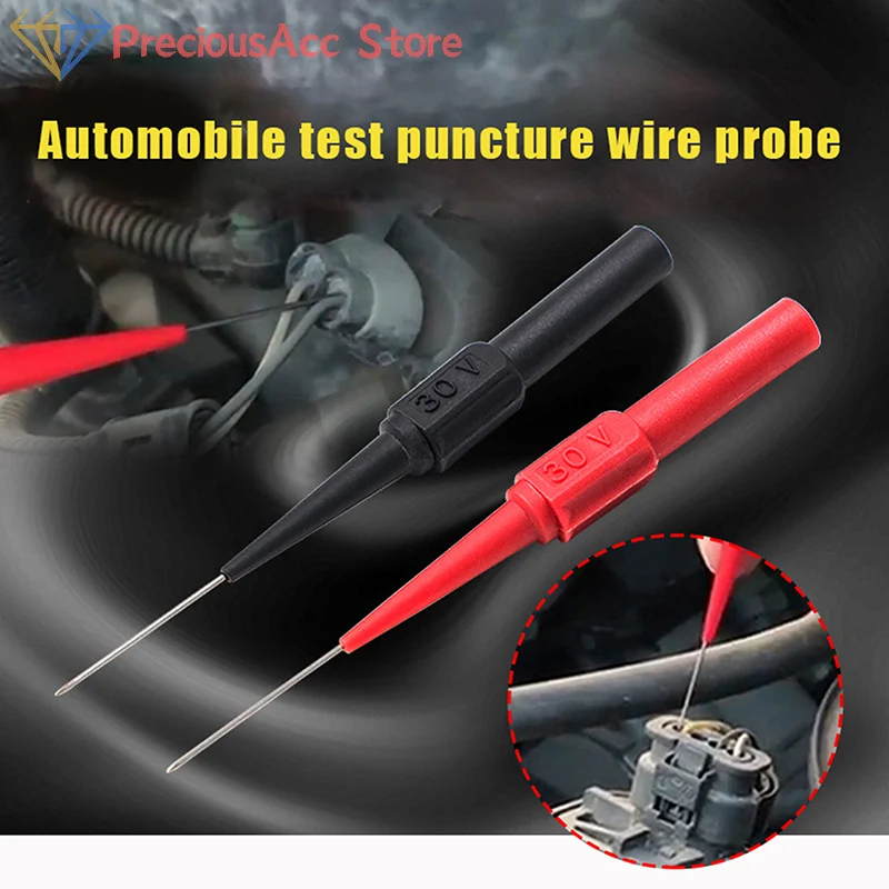 1/2/10 قطعة مجموعة دبابيس التحقيق أداة إصلاح الملحقات السيارات التشخيص اختبار التحقيق ثقب الإبر راسم الذبذبات