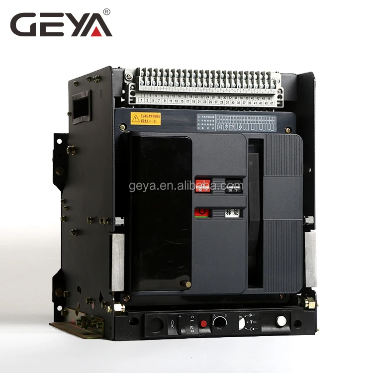 

GEYA GYW1 ACB 3 Pole Or 4 Pole Intelligent Universal Fixed Type Or Drawer Type 3200A Air Circuit Breaker