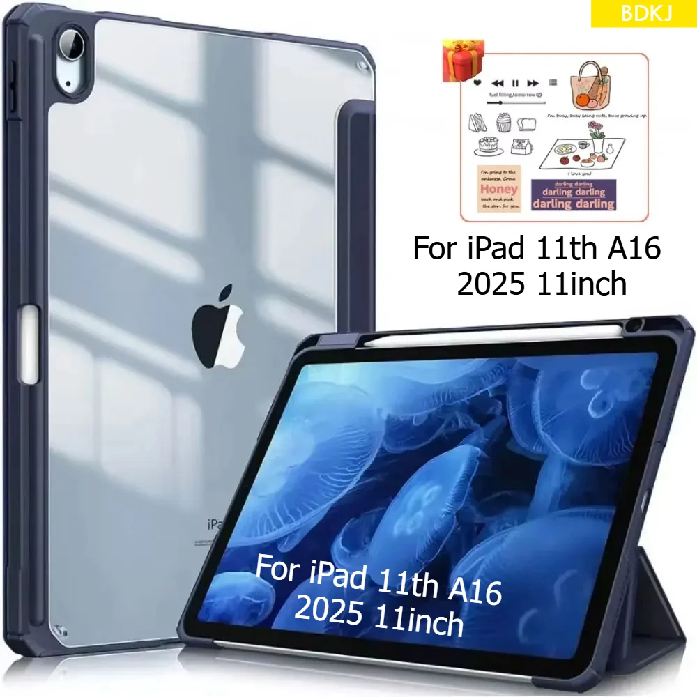 

Для 2025 Apple Ipad A16 11-го поколения Air 11 13 дюймов M3 M2 Air 6 5 10th 10.9 Pro 11 12.9 M4 Mini 7 6 10.2 7 8 9th акриловый чехол