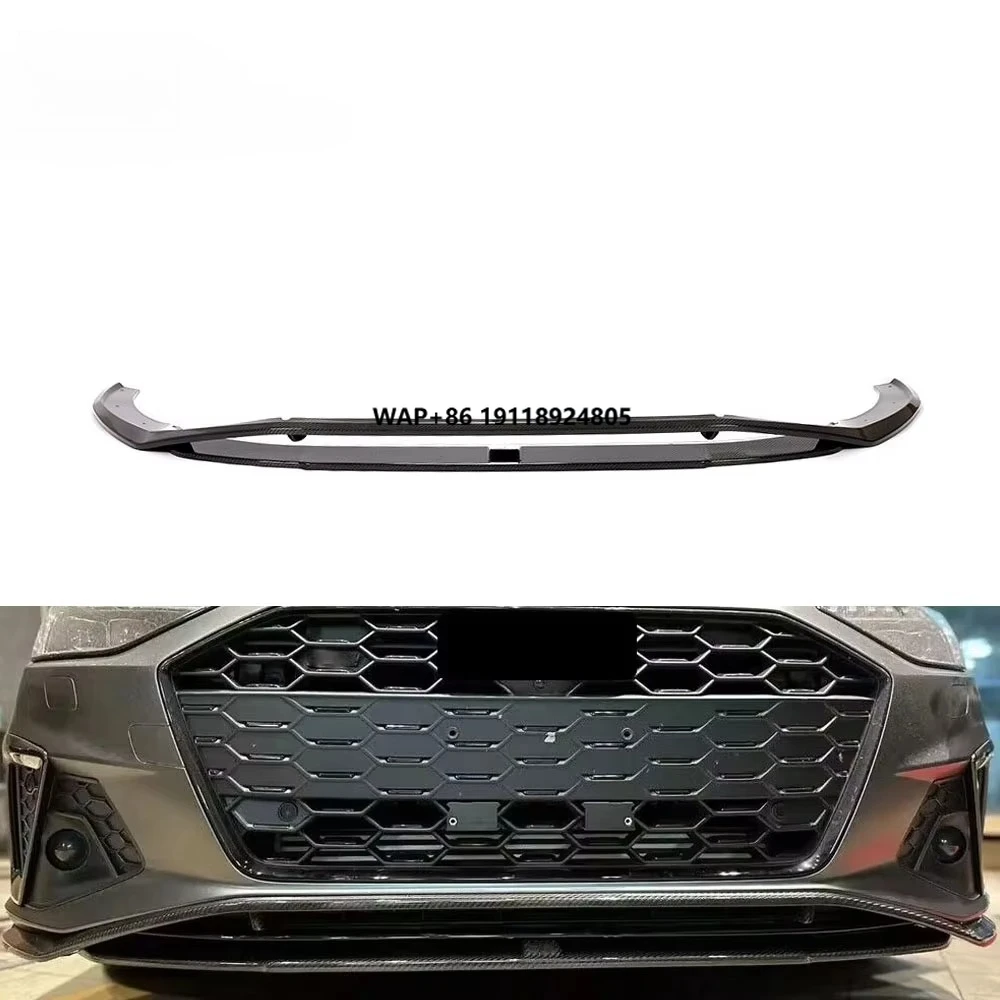 

Modify Luxury A4 B9 Carbon Fiber Front Spoiler Lip For A4 S-line S4 Sedan 4-door 2020-2021