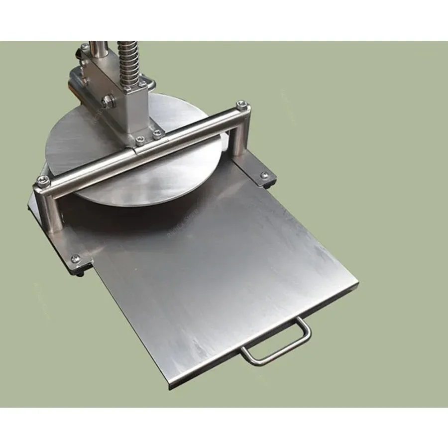 25CM Manual Pizza Former Dough Press Machine Stainless Steel Dough Flattening Machine Commercial Food Processor