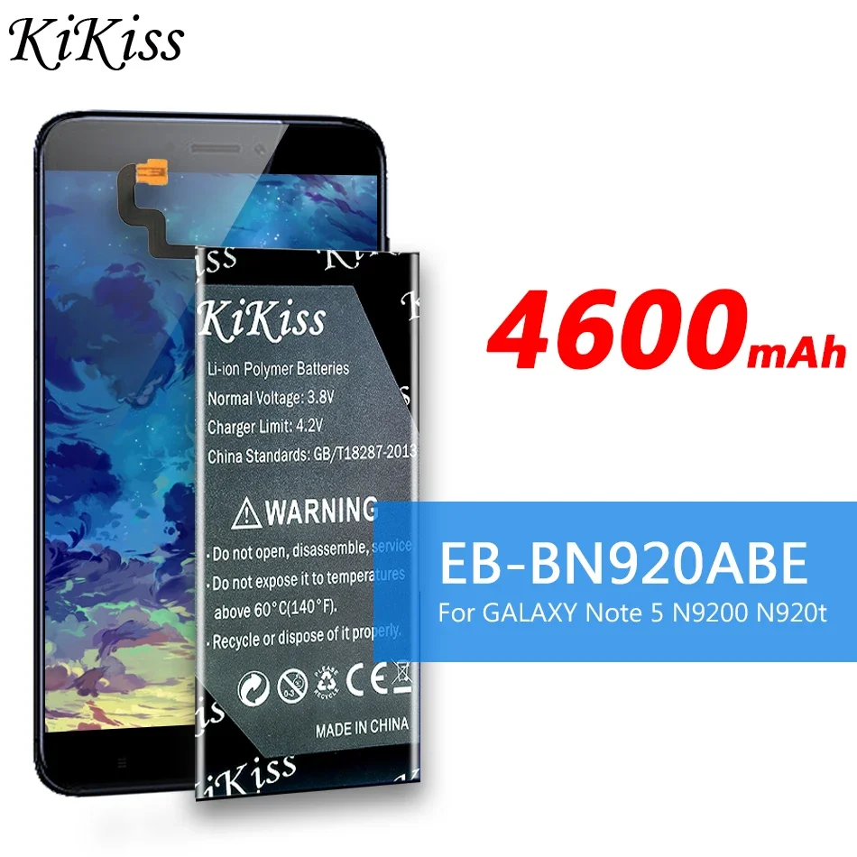 4600mAh Battery EB-BN920ABE for SAMSUNG GALAXY NOTE 5 Note5 SM-N920A/N920C/N920F/N920G/DS/N920I/N920T/N9200/N9208/N920CD SM-N920