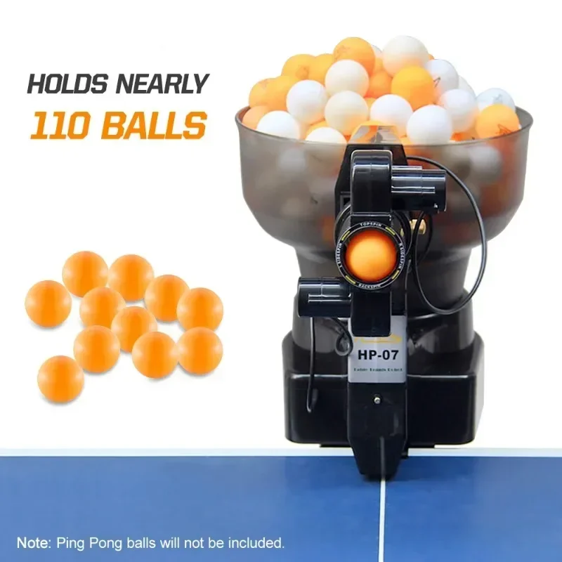 Table Tennis Robot Ping Pong Ball Machine 40mm Regulation Ping Pong Balls Automatic Table Tennis Training Machine for Training