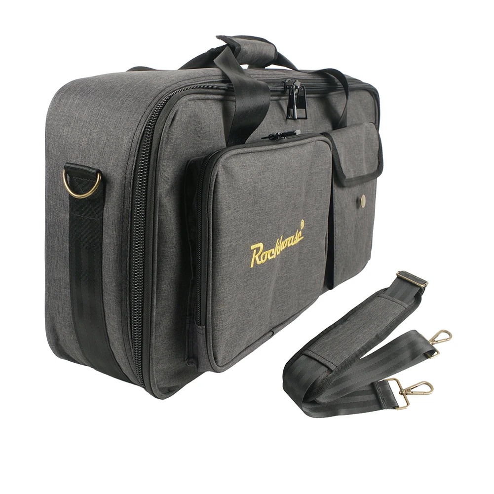 

Compact Pedal Bag Guitar Pedalboard Bag Music Transport High Toughness Oxford Cloth Organized Accessory Storage Wear Resistant