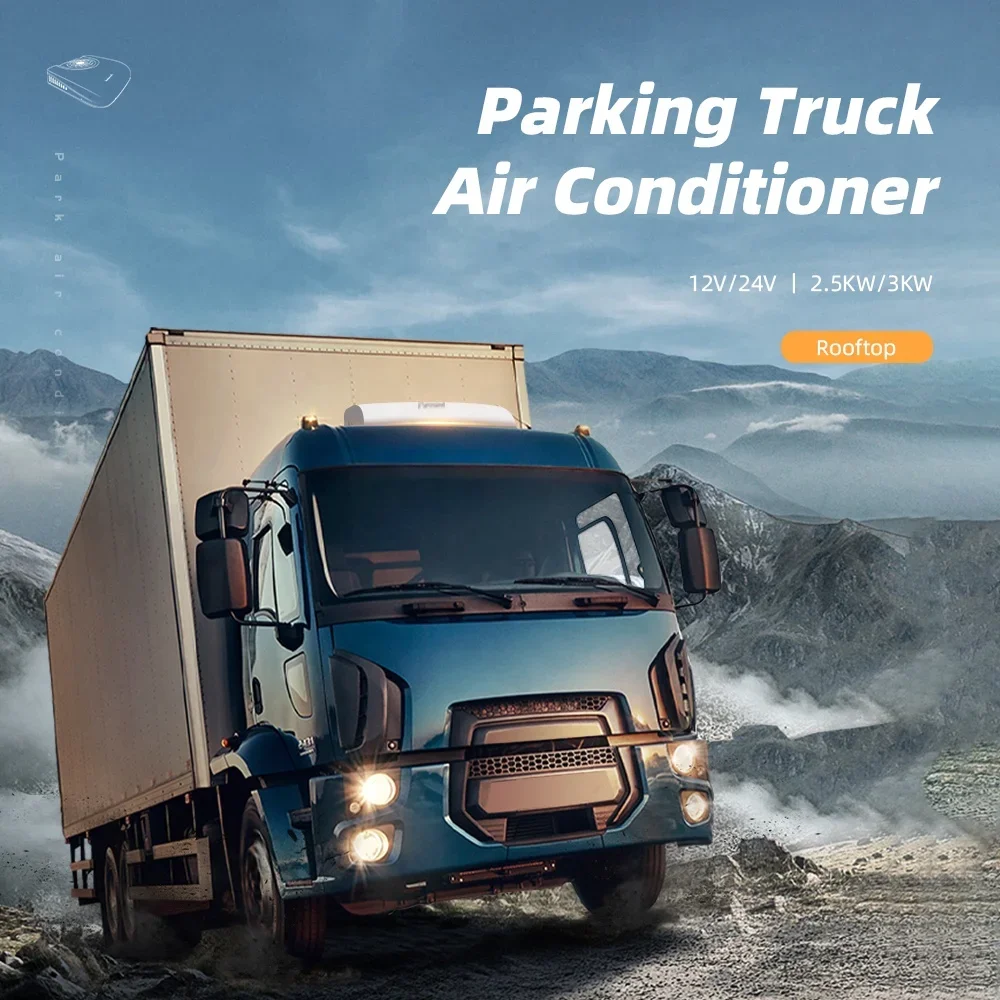 China Supplier 12V 24V Parking Air Conditioner 12000Btu Cooling Heating for Cab Van Cars Trucks